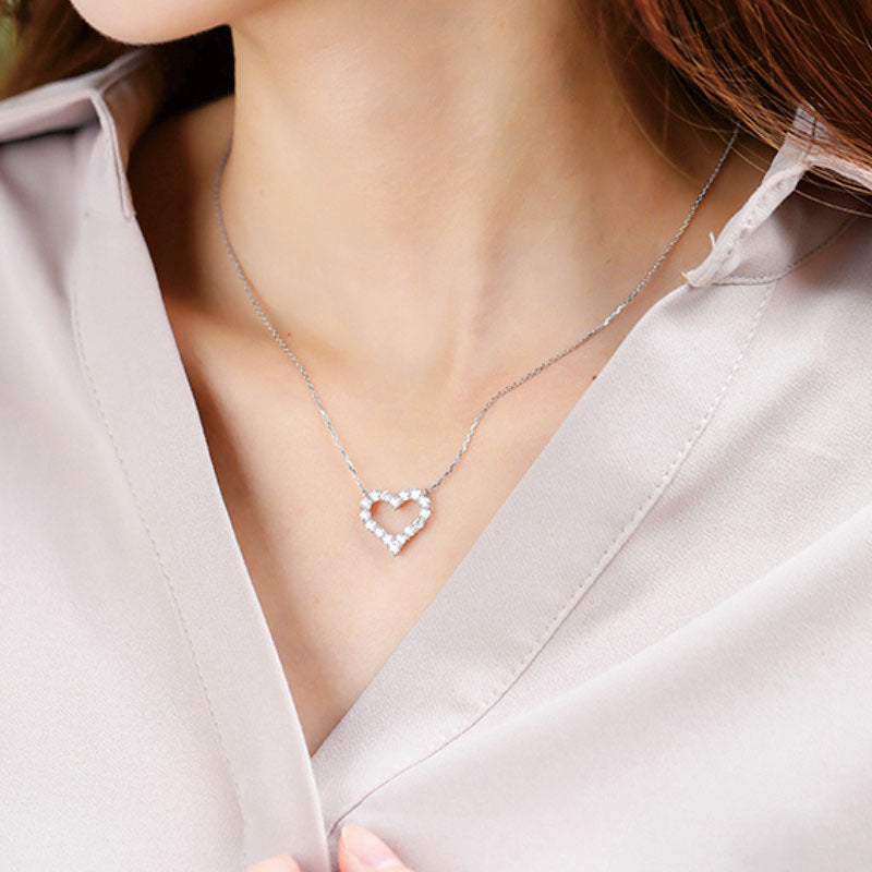 Casual Heart Necklace For Women
