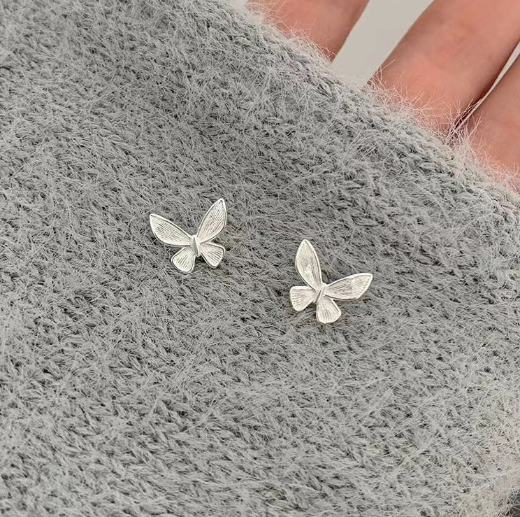 Sweet Tridimensional Butterfly Studs Women