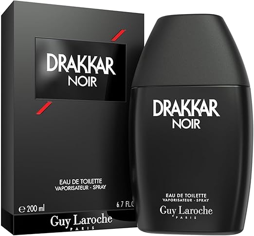 Drakkar Noir by Guy Laroche Eau de Toilette for Men – Intense & Powerful Fougere Fragrance, Long-Lasting Designer Cologne