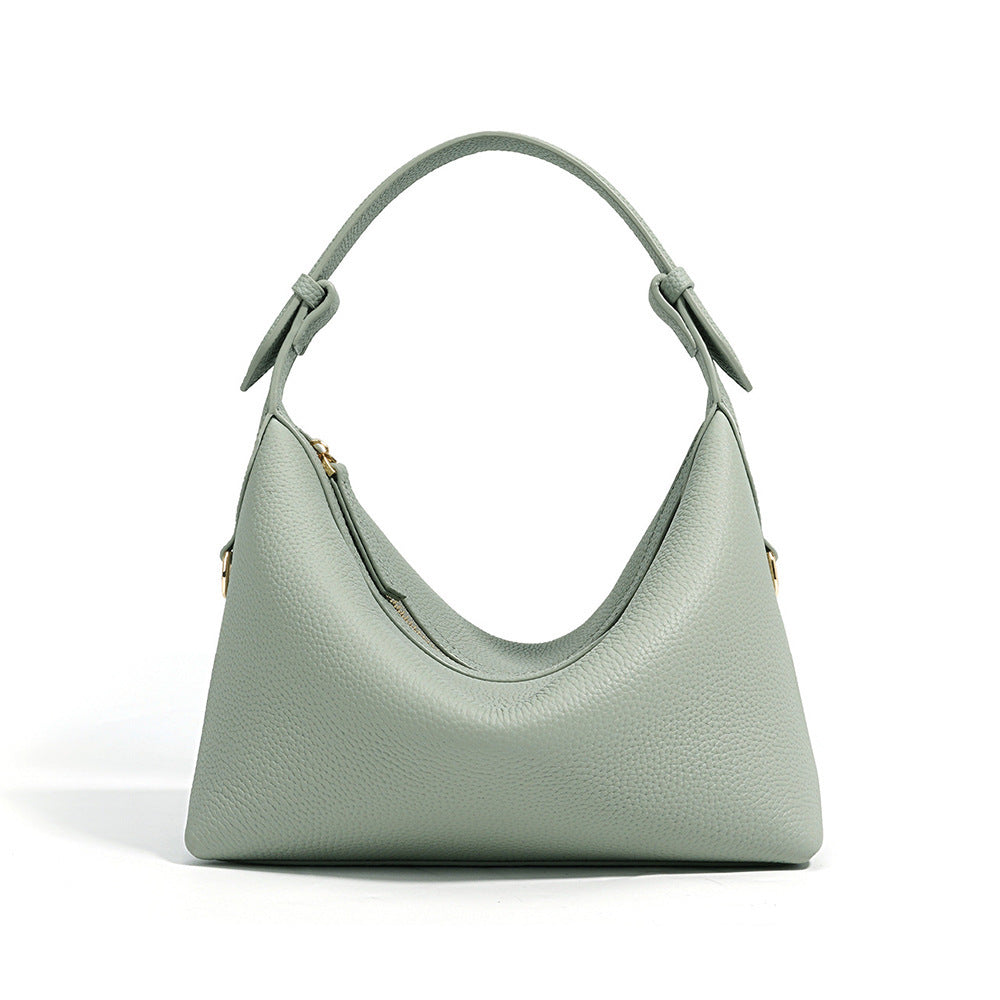 Genuine Leather Bag Advanced Sense All-match Commute Women's Cross-body Bag