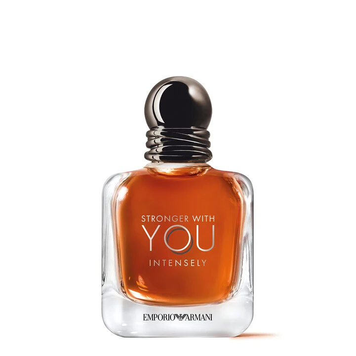 Emporio Armani Stronger With You Intensely – Long-Lasting Eau de Parfum for Men | Warm, Spicy, Woody Fragrance